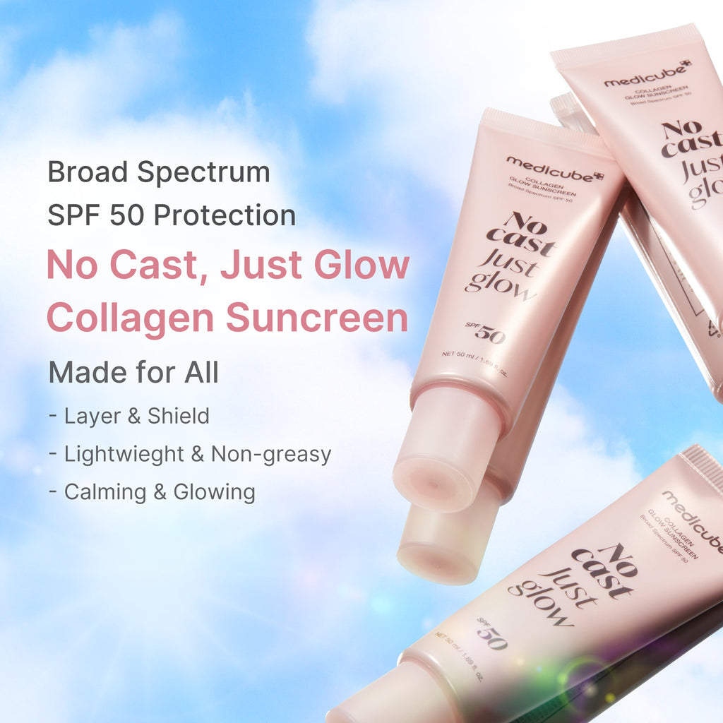 No Cast Just Glow Collagen Sunscreen JD4