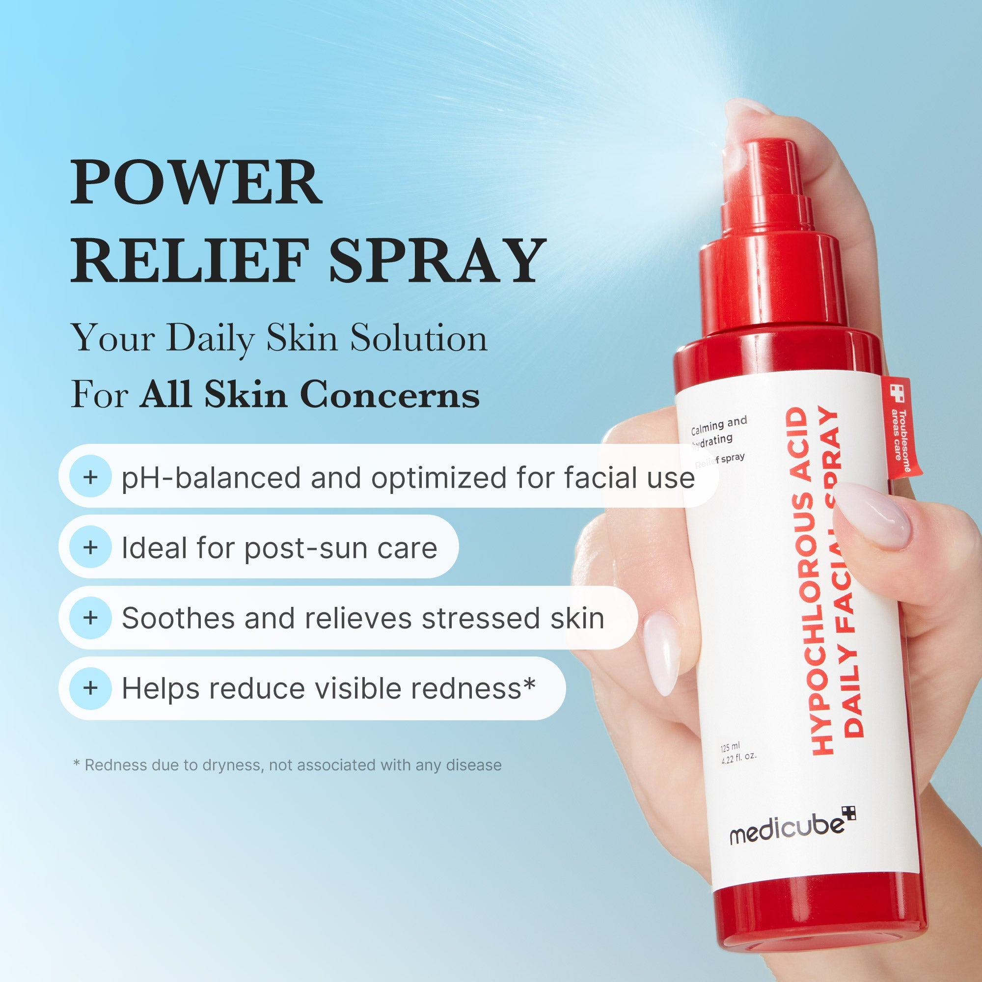 Hypochlorous Acid Power Soothing Spray - medicube.us