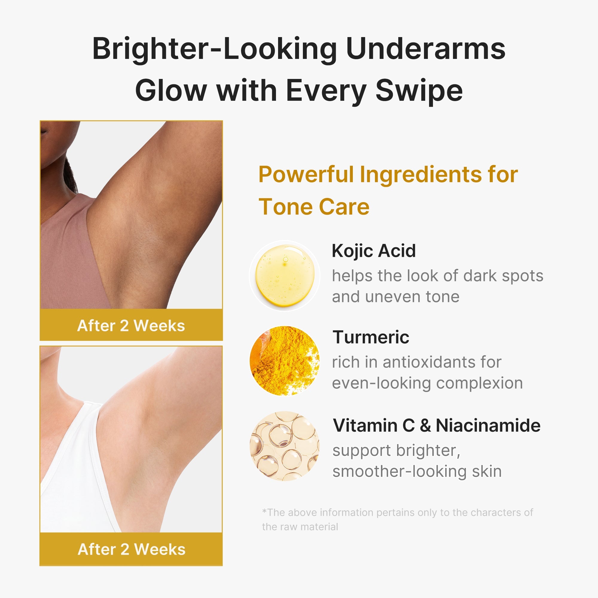 Kojic Acid Brightening Deodorant (Vanilla & Pistachio) H65