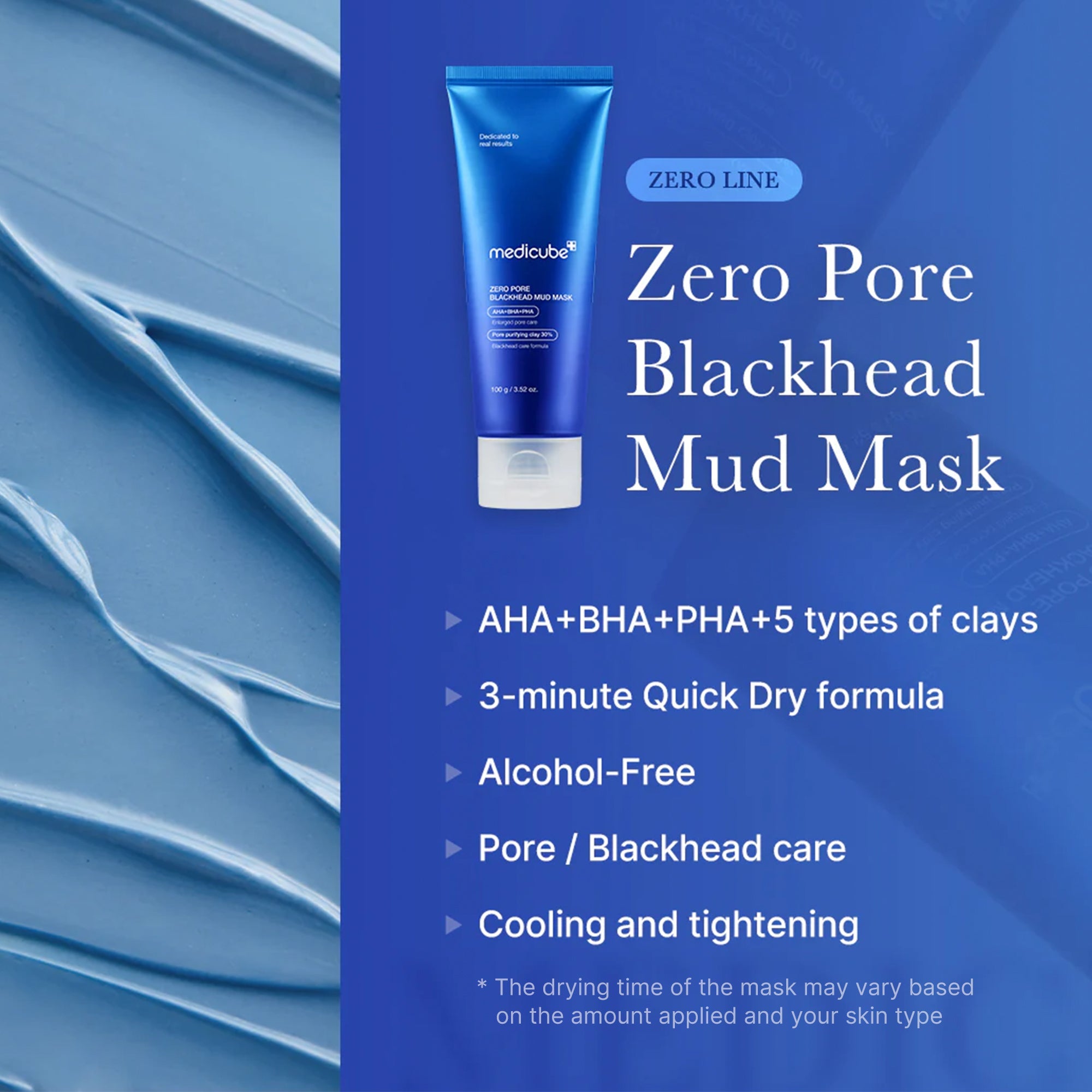 Zero Pore Blackhead Mud Mask - medicube.us