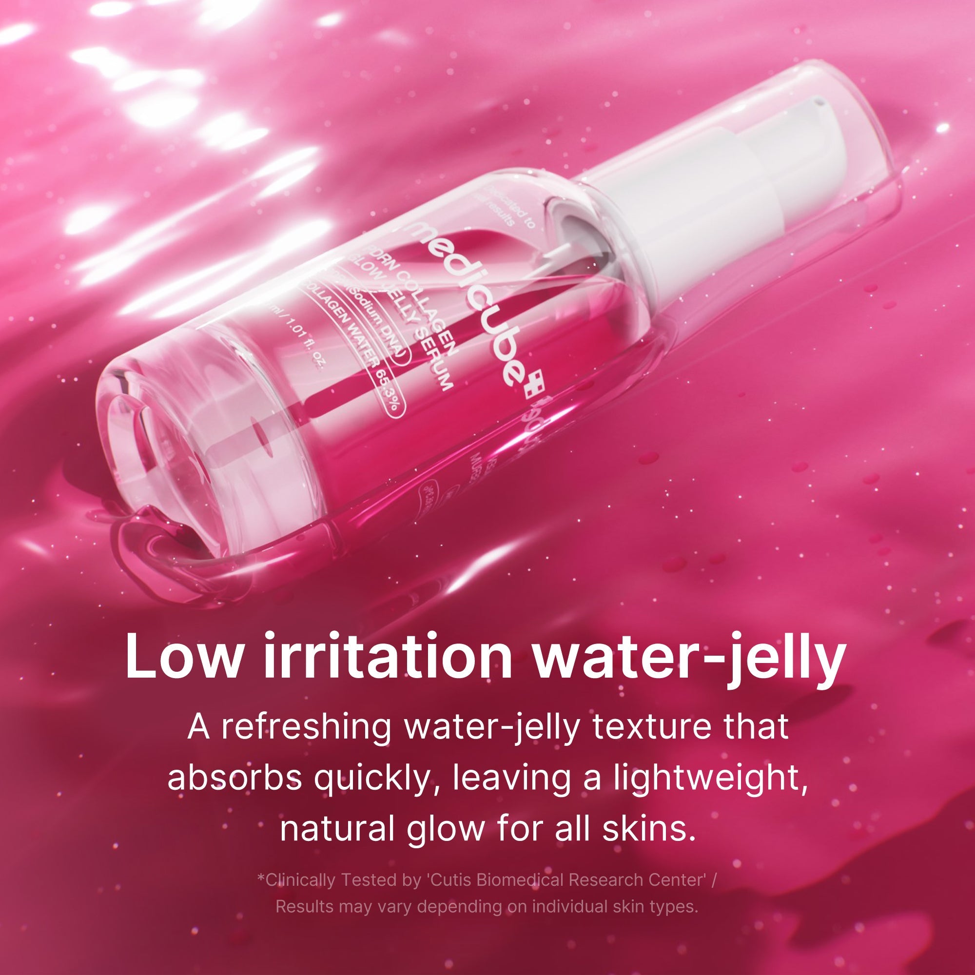 PDRN Pink Collagen Glow Jelly Serum - medicube.us