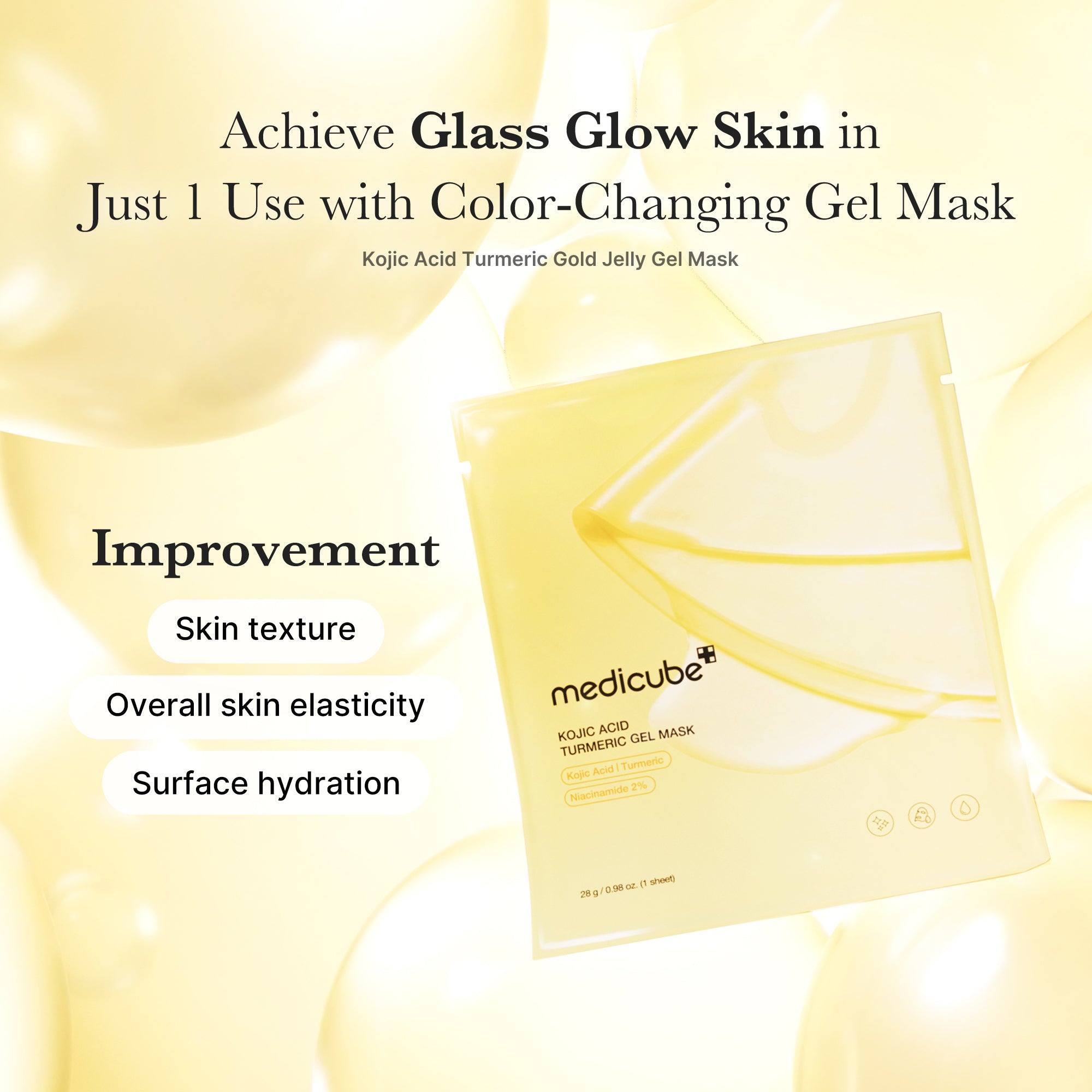 Kojic Acid Turmeric Gold Jelly Gel Mask - medicube.us