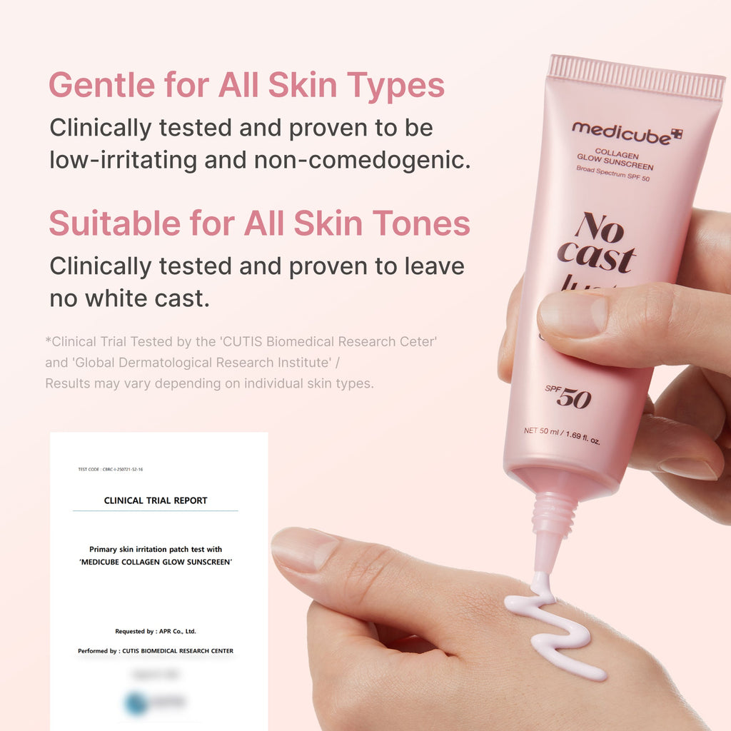 No Cast Just Glow Collagen Sunscreen JD4