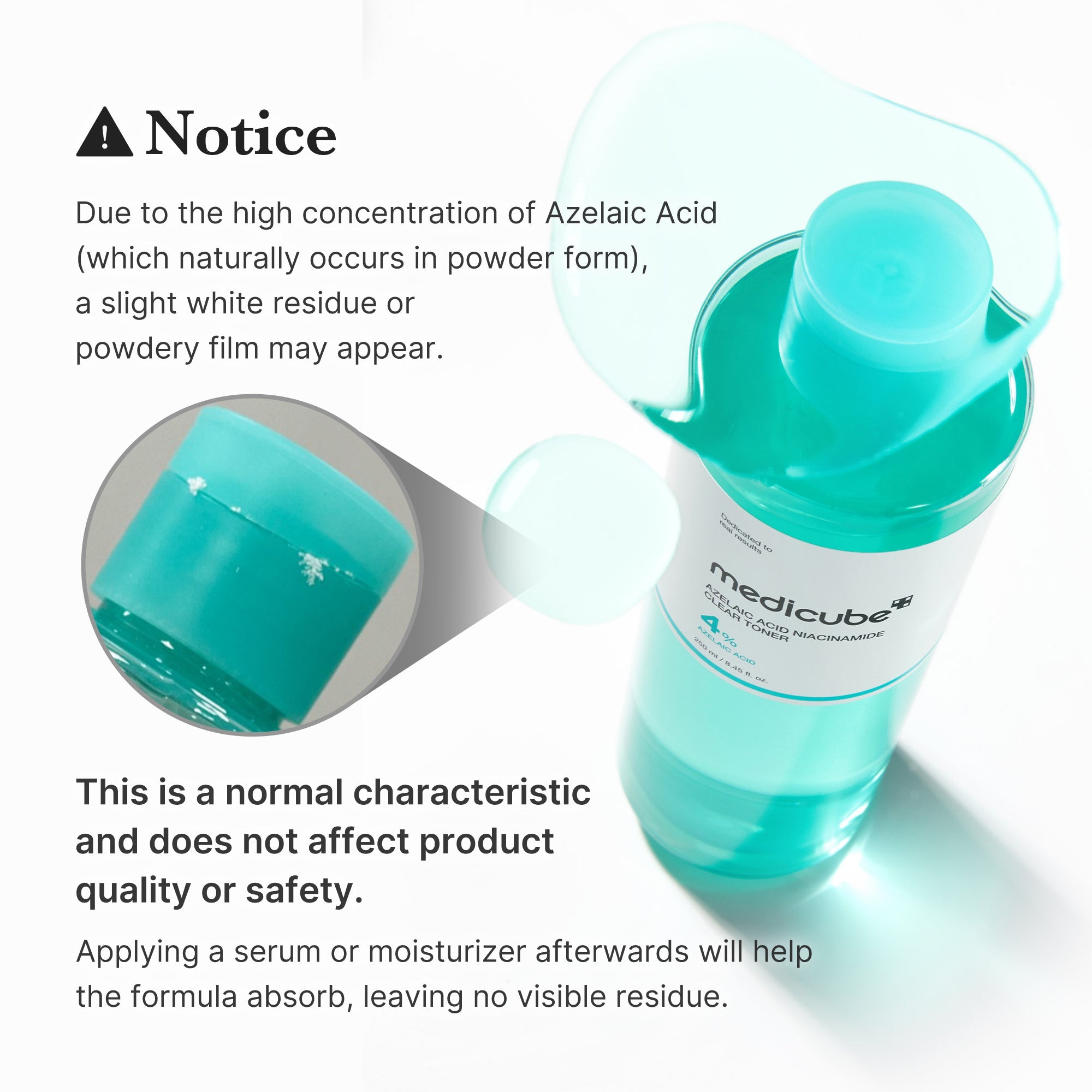 Azelaic Acid Niacinamide Clarifying Toner - medicube.us