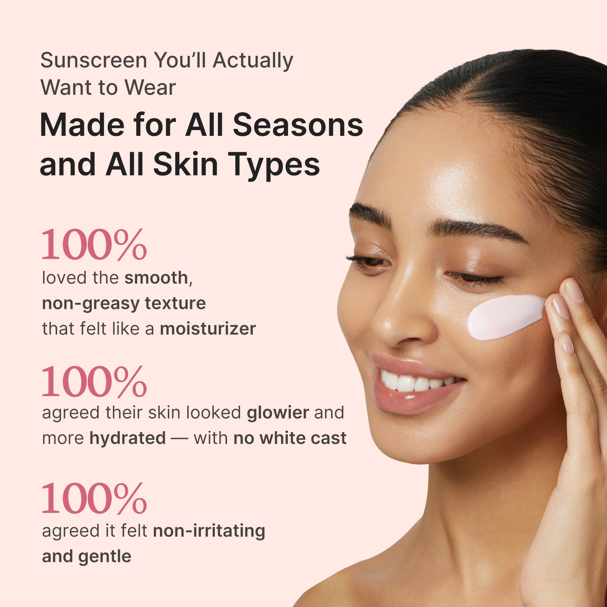 No Cast Just Glow Collagen Sunscreen JD4