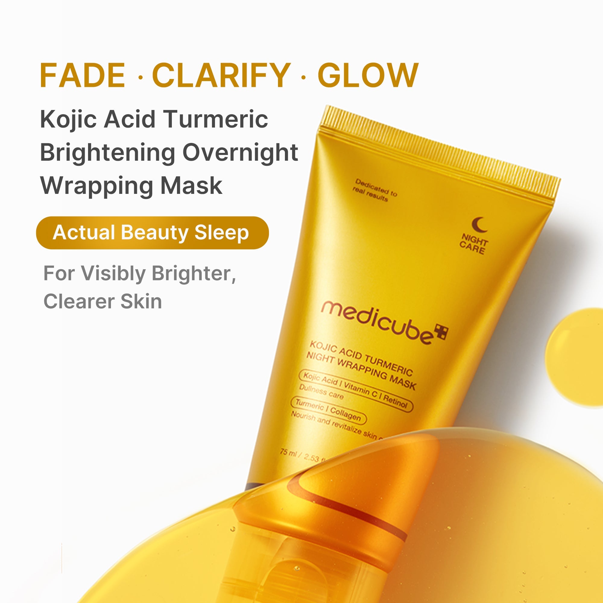Kojic Acid Turmeric Overnight Wrapping Mask - medicube.us