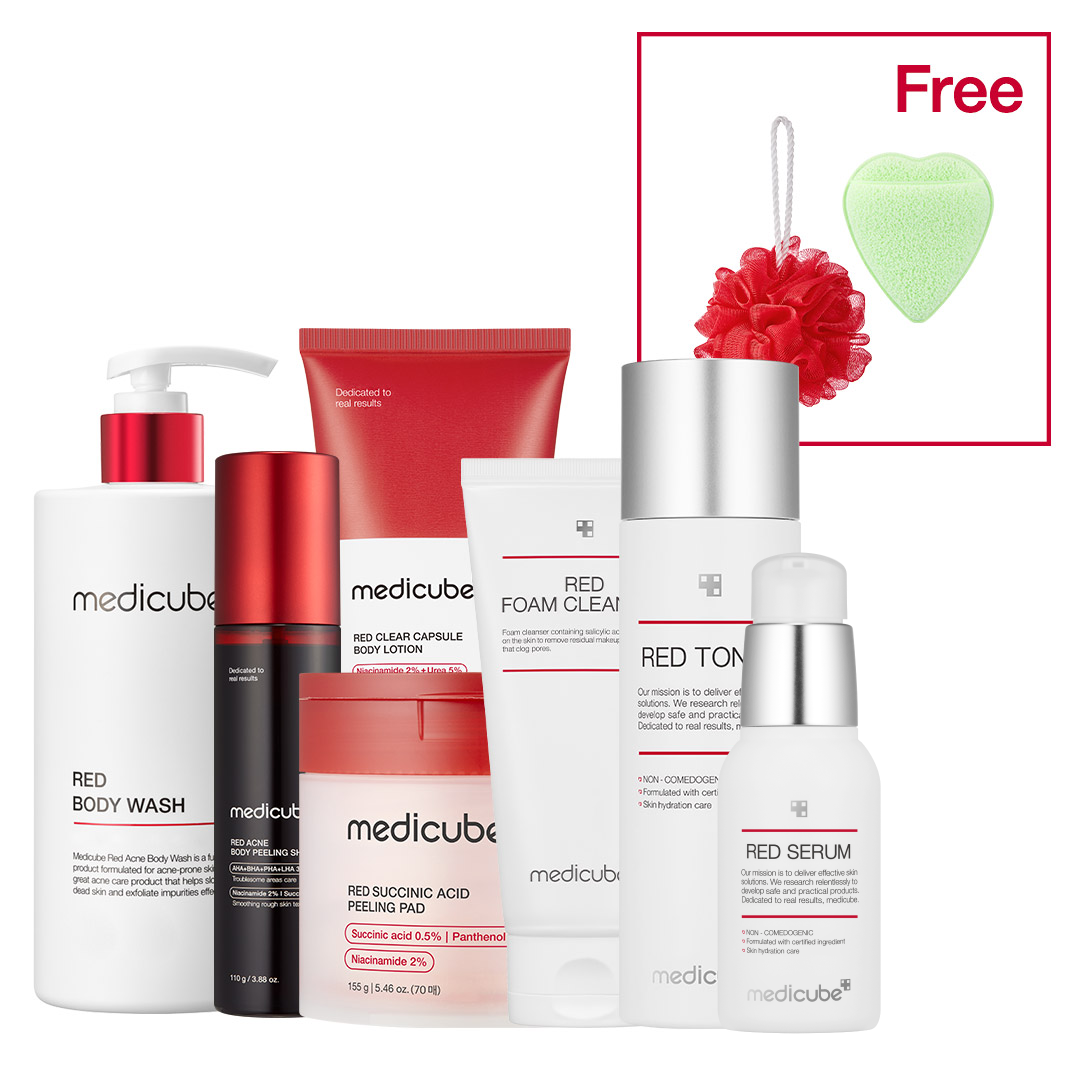 Red Line Ultimate Face & Body Care Set - medicube.us