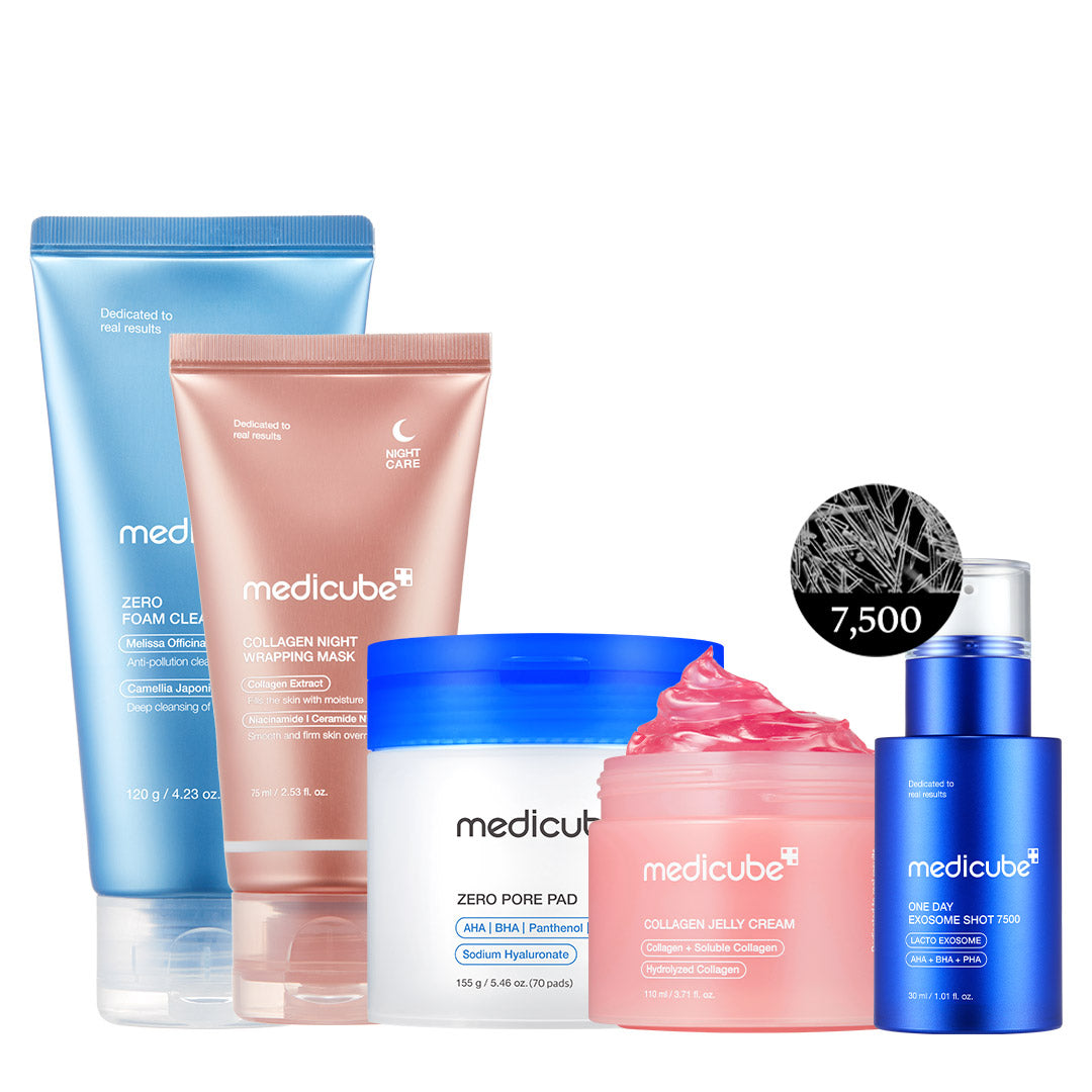 Affordable Glass Glow 7-Day Skincare Set - medicube.us