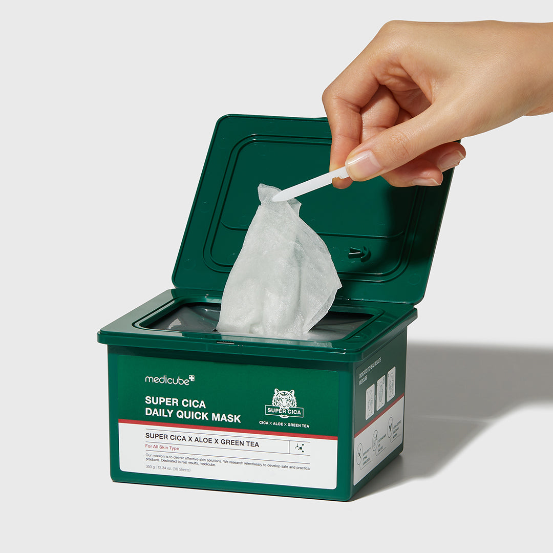 Super Cica Daily Quick Masks (Vegan/30 Sheets) - medicube.us