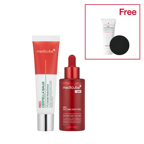 21% Red Succinic Acid Cleansing Booster Serum - medicube.us