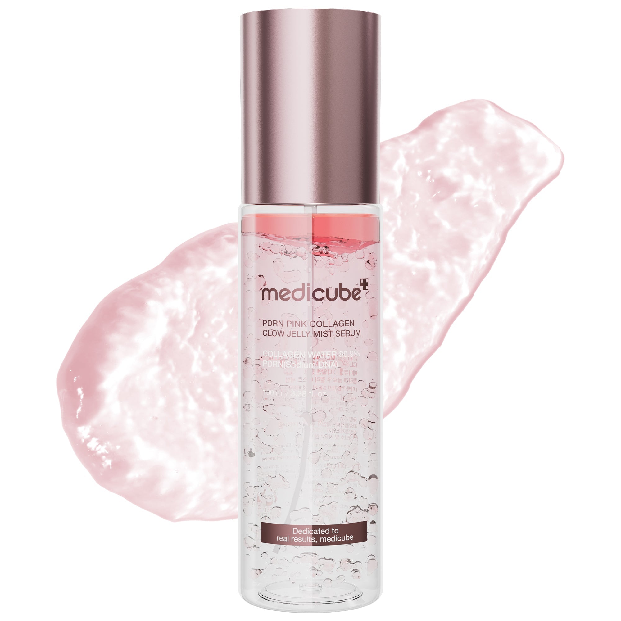 PDRN Pink Collagen Glow Jelly Mist Serum - medicube.us