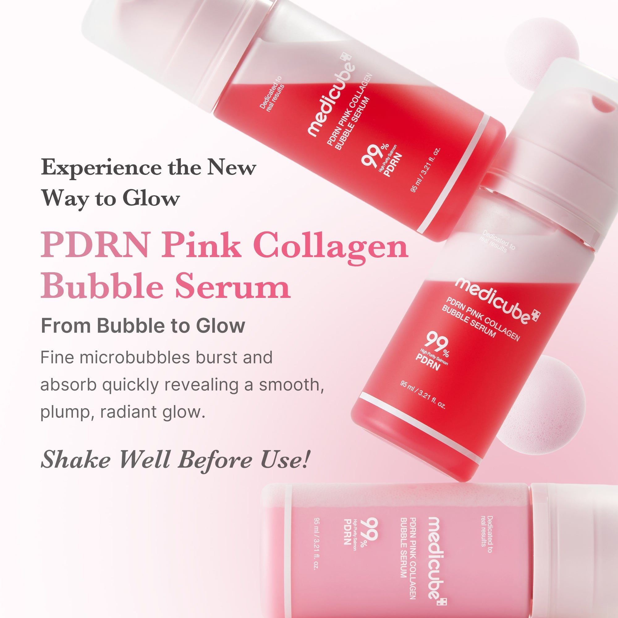 PDRN Pink Collagen Bubble Serum - medicube.us