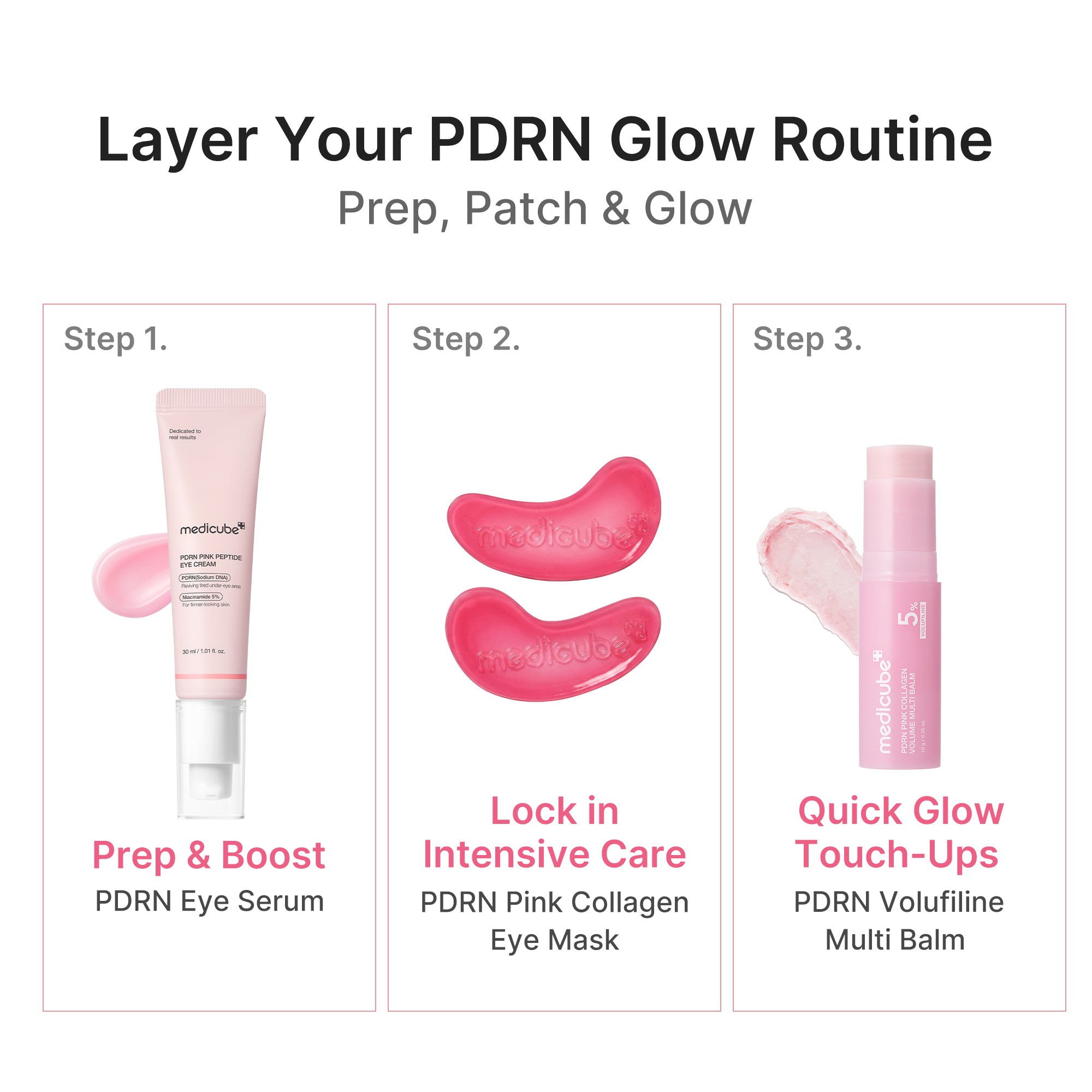 PDRN Pink Collagen Jelly Eye Mask GA3