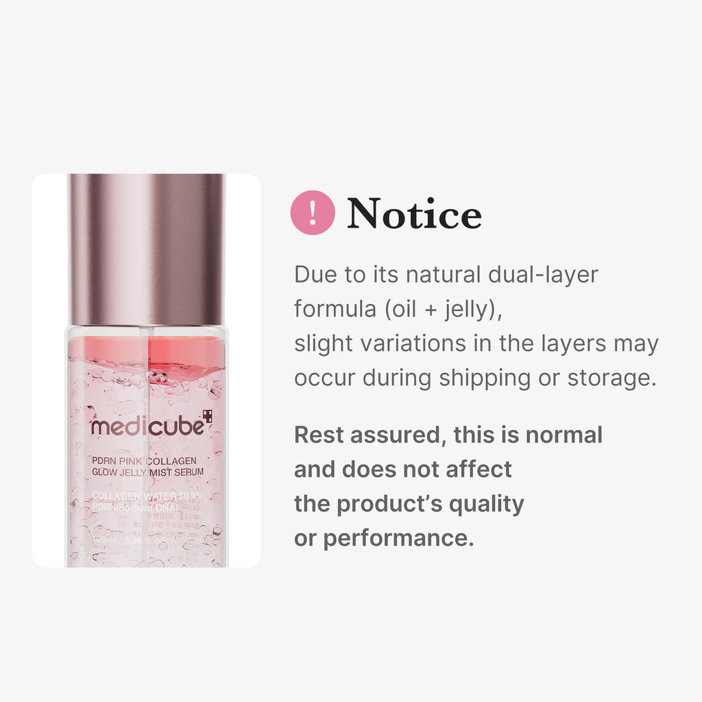 PDRN Pink Collagen Glow Jelly Mist Serum - medicube.us